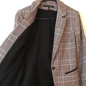 White House | Black Market Plaid Blazer